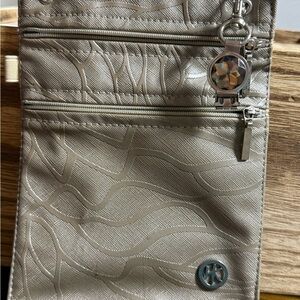 HipKlips Stylish Taupe Satchel Bag